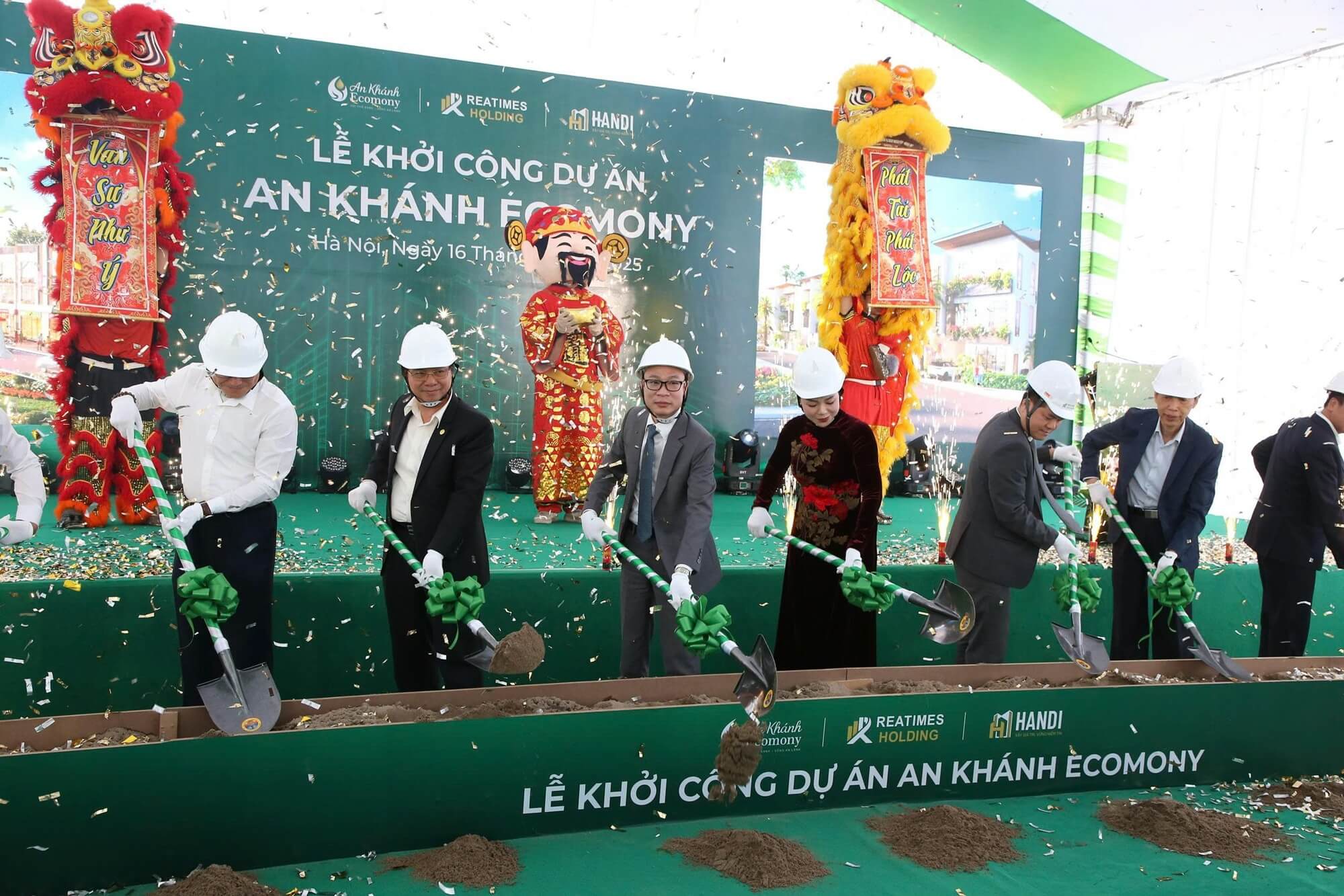Lễ khởi công dự án An Khánh Ecomony tại xã Sơn Đồng, Hà Nội