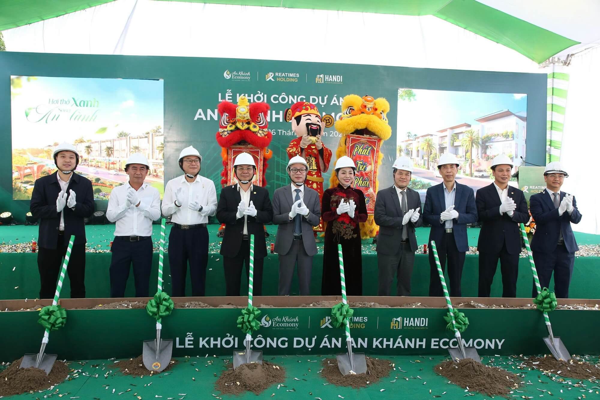 Lễ khởi công dự án An Khánh Ecomony tại xã Sơn Đồng, Hà Nội