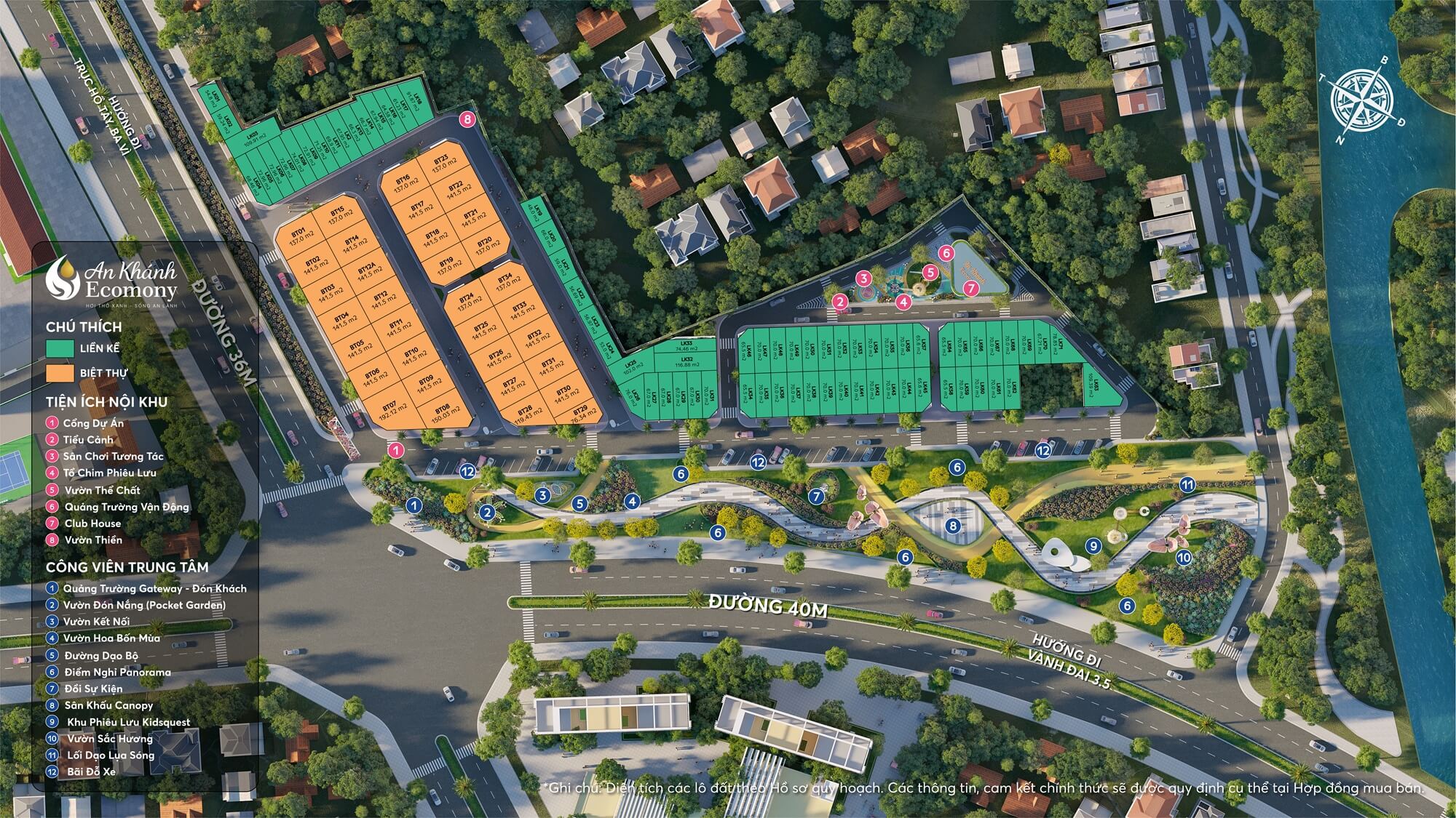 mặt bằng dự án an khánh economy sơn đồng