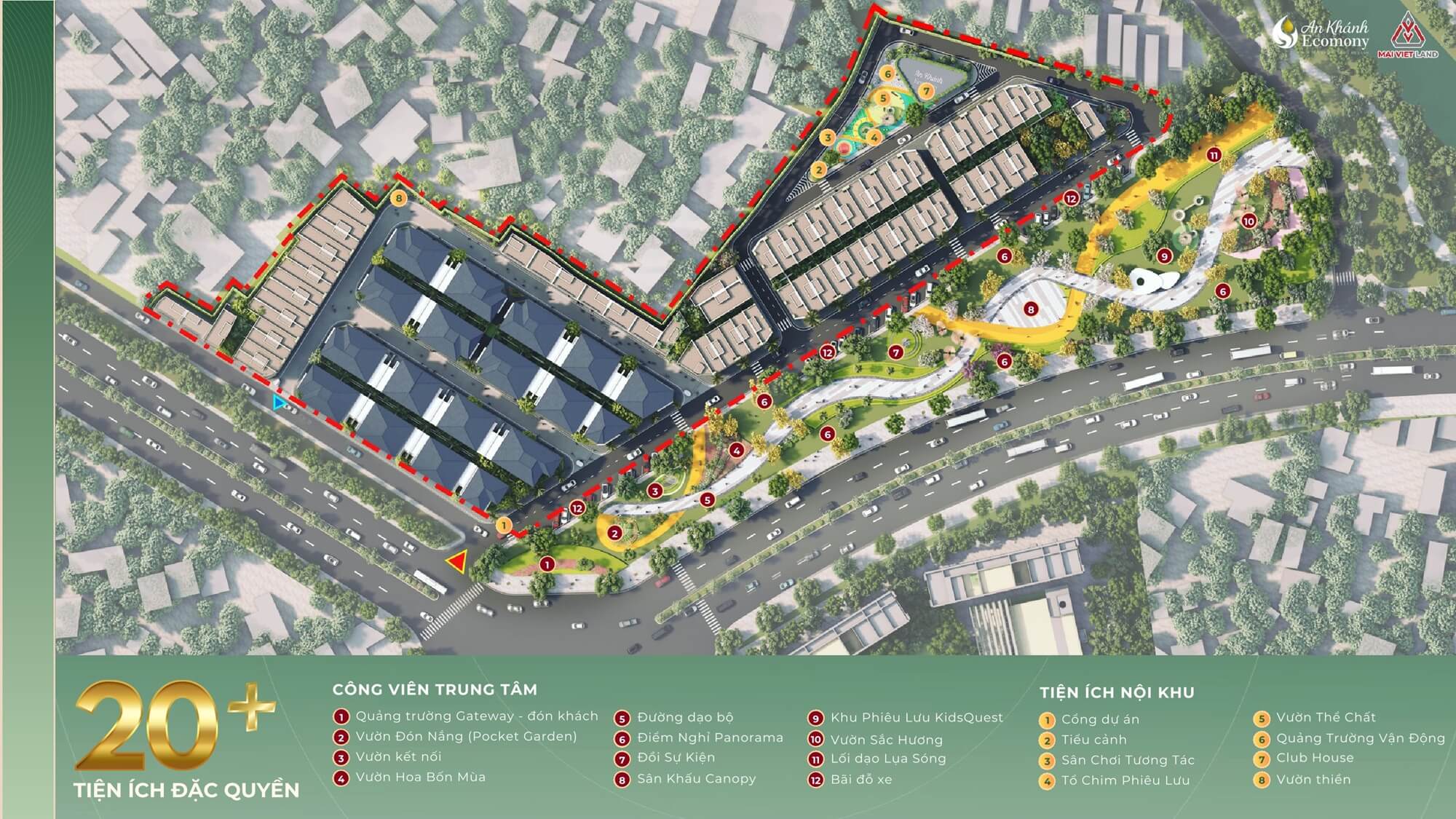 tiện ích dự án An Khánh Ecomony sơn đồng