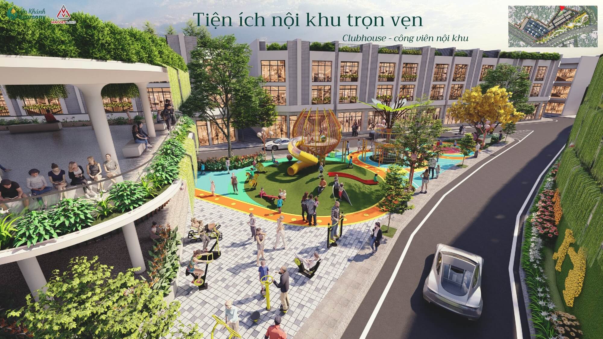 tiện ích dự án An Khánh Ecomony sơn đồng