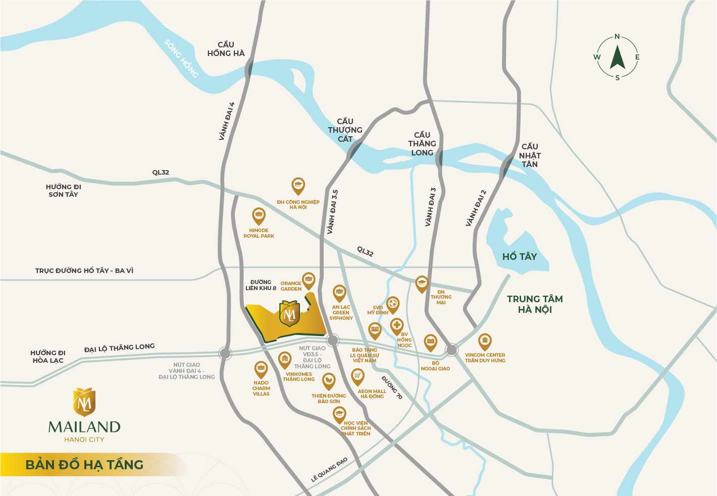 vị trí dự án estiva charm hà nội